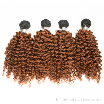 Wholesale Jerry Curl Bundles Peruvian Hair Bundles Kinky Curly Mink Ombre Unprocessed Raw Virgin Human Hair Bundles